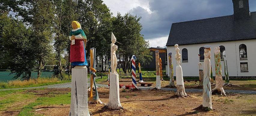 Skulpturen im Park