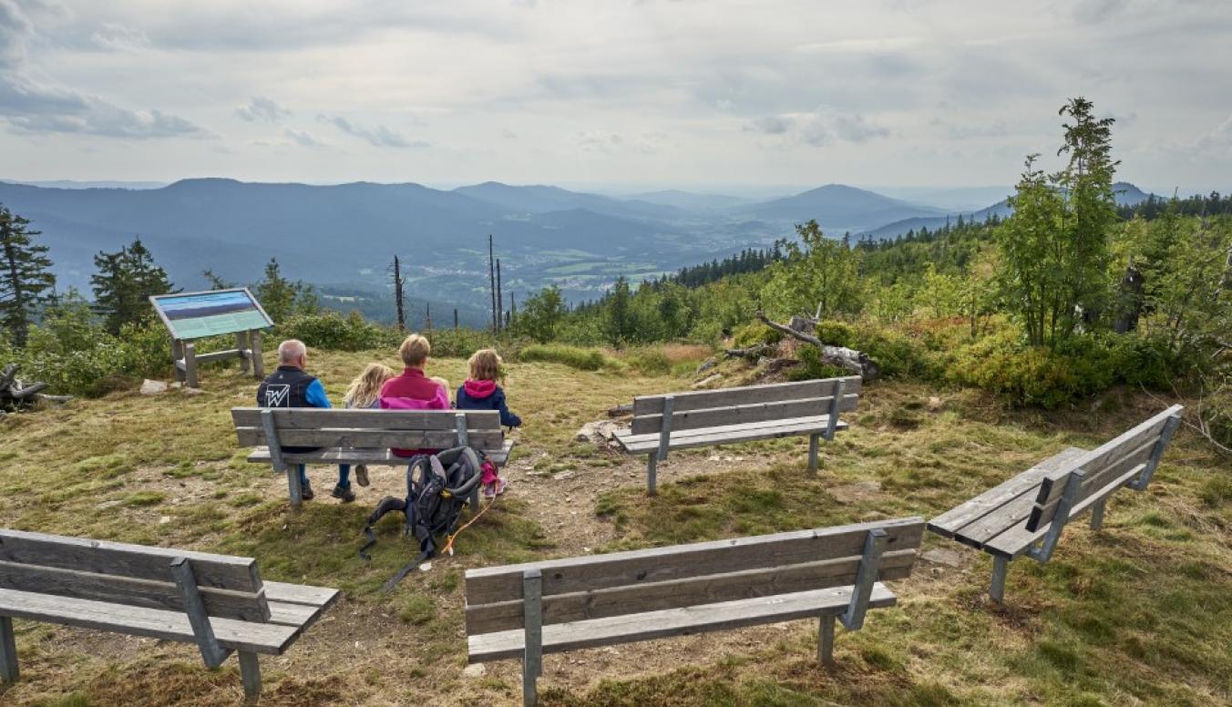 Ausblick Bayerischer Wald