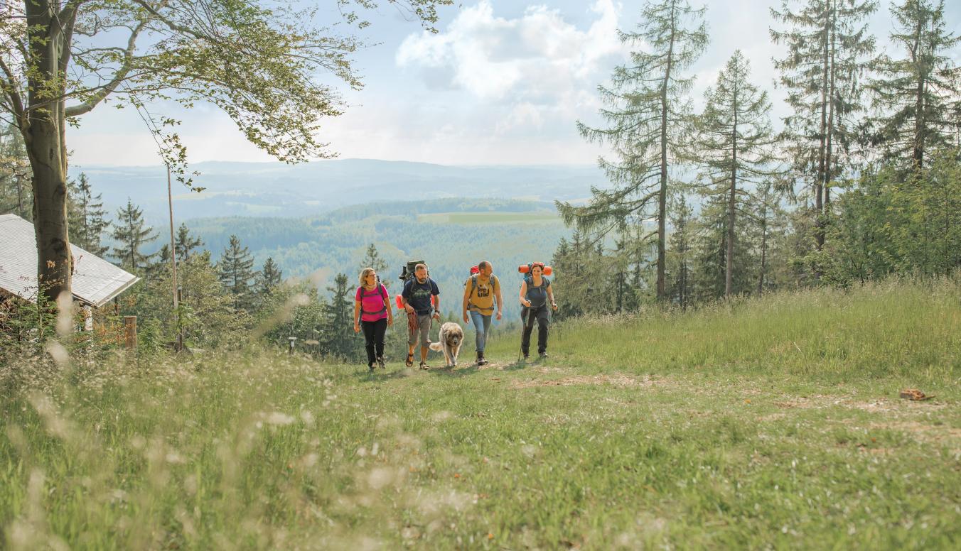 Panorama im Frankenwald